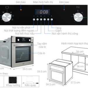 LÒ NƯỚNG ÂM TỦ KF - 901