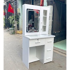 Bàn trang điểm 4 ngăn kéo-Hàng chính hãng- Miễn phí vận chuyển HCm -tặng kèm ghế