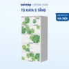 Tủ KATA 5 tầng DUY TÂN nhựa PP/ABS, bao gồm 4 hộc lớn và 2 hộc nhỏ, tủ quần áo đa năng, tiện lợi