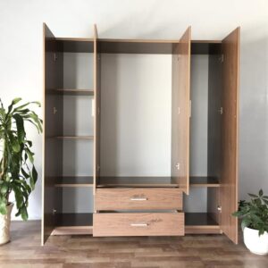 Tủ Quần Áo 4 Buồng-Nhựa Cao Cấp-Miễn Phí Láp đặt HCM