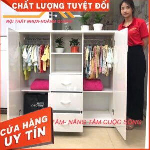Tủ Quần Áo Cho Bé_Tủ Nhựa Đài Loan ( miễn phí ship hcm)