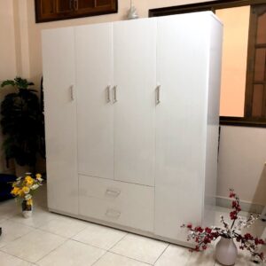 Tủ Quần Áo Nhựa Đài Loan 4 Cánh [Hàng Chính Hãng]-Bảo Hành và Láp Đặt Miễn Phí tại HCM