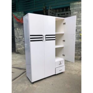 Tủ Quần Áo Nhựa Đài Loan Chuẩn Cao Cấp 3 Buồng (miễn phí ship hcm)