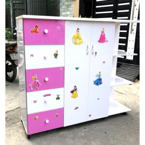 Tủ Quần Áo Trẻ Em_Tủ Đồ Cho Bé Gái [Hàng Chính Hãng] ( miễn phí ship hcm)