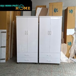 Tủ quần áo nhựa 2 cánh C1M6 & 1M8 X N81 [GIAO HÀNG - HCM- BD-ĐN-LA]